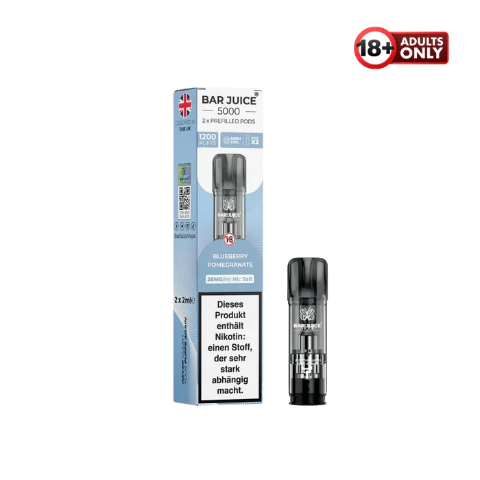 Bar Juice Prefilled pod Blueberry Pomegranate